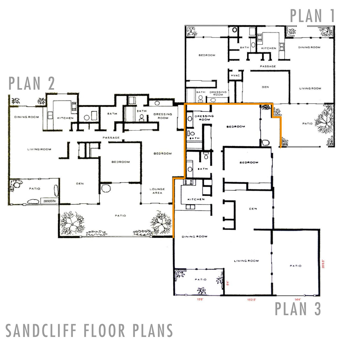 Sandcliff Condo community in Palm Springs Condos