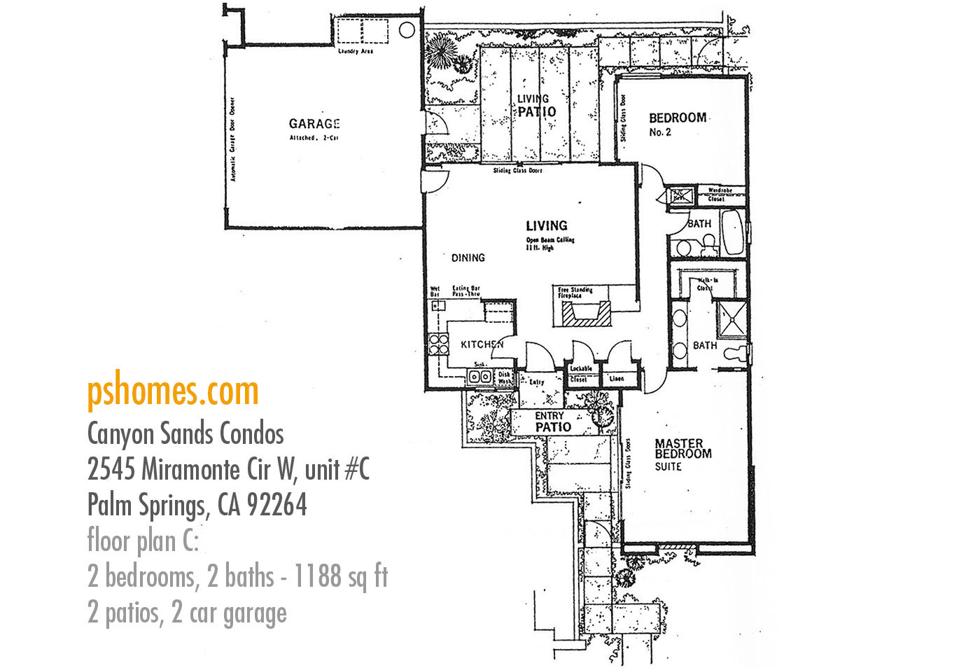 2545 MIRAMONTE CIR Palm Springs Homes