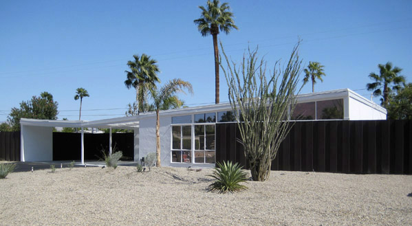 Palm Springs Alexander Butterfly roofline mid century home