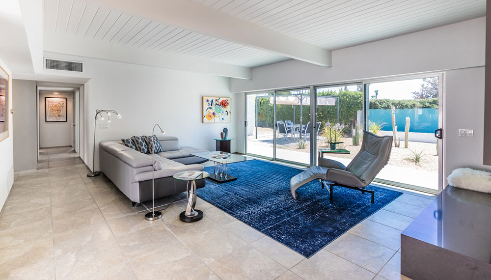Living room at 404 Monterey rd, Palm Springs, CA