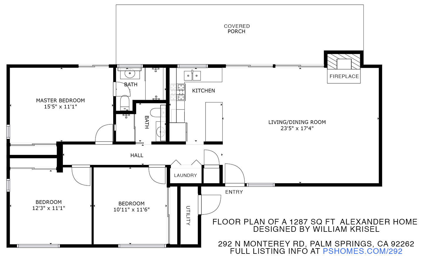 292 N MONTEREY RD • Palm Springs Homes