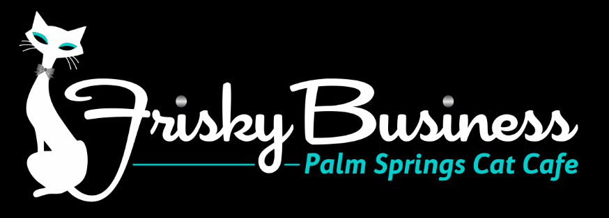 Logo for Frisky Business Palm Springs Cat Cafe