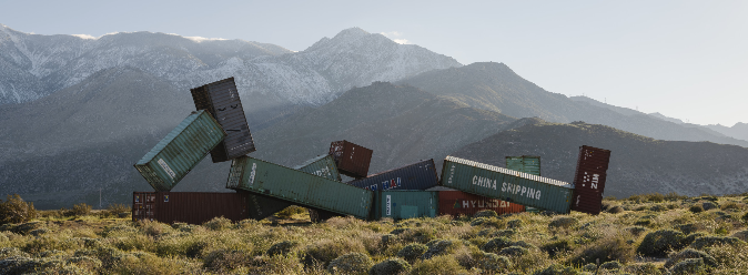 Matt Johnson's Sleeping Figure at Desert X 2023