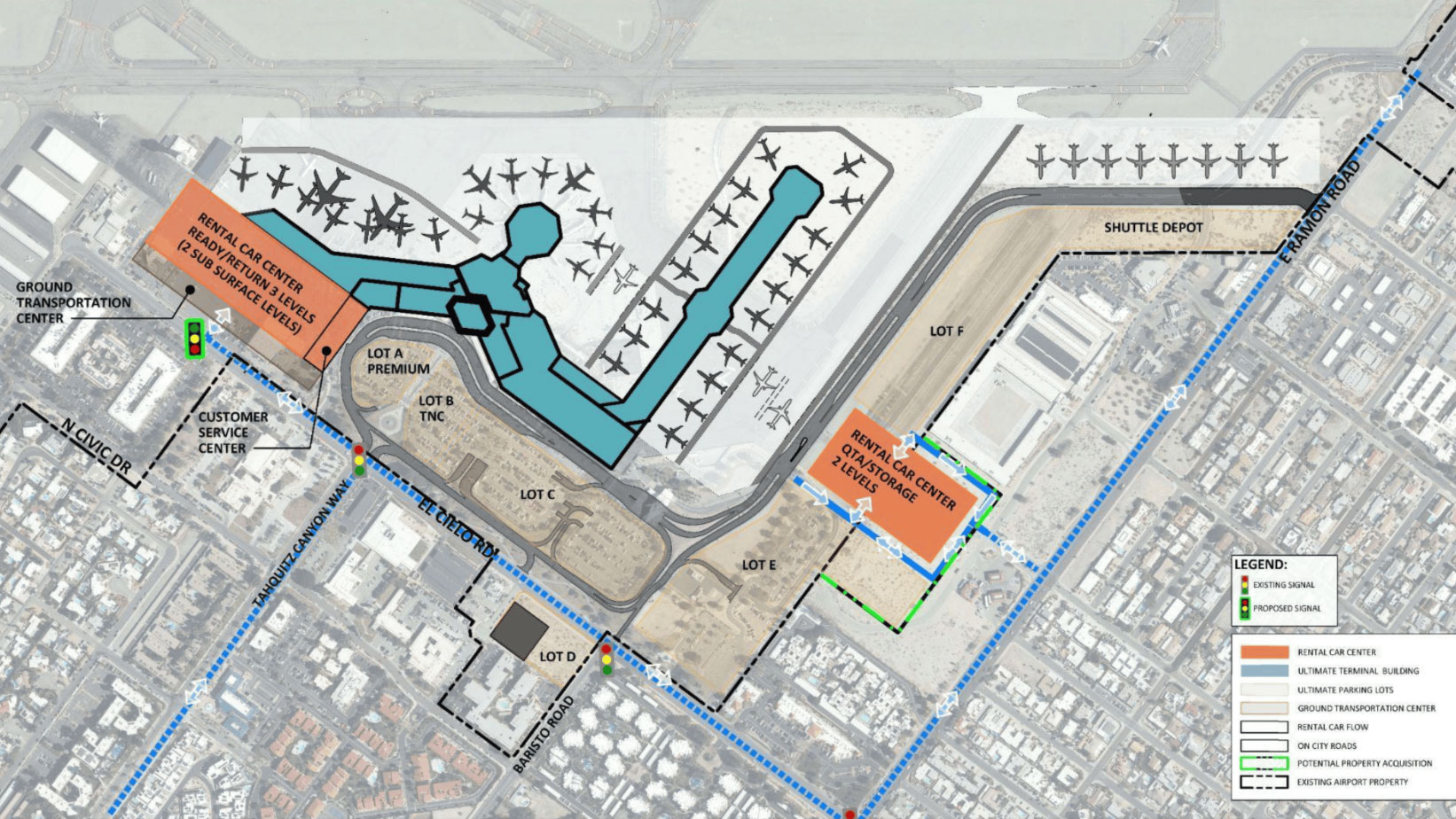 Palm Springs International Airport (PSP) is undergoing a multimillion-dollar facelift and expansion to increase capacity